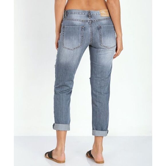 One Teaspoon Awesome Baggies Low Waist Medium Rise Relaxed Leg Tapered Cuffed - Picture 6 of 15